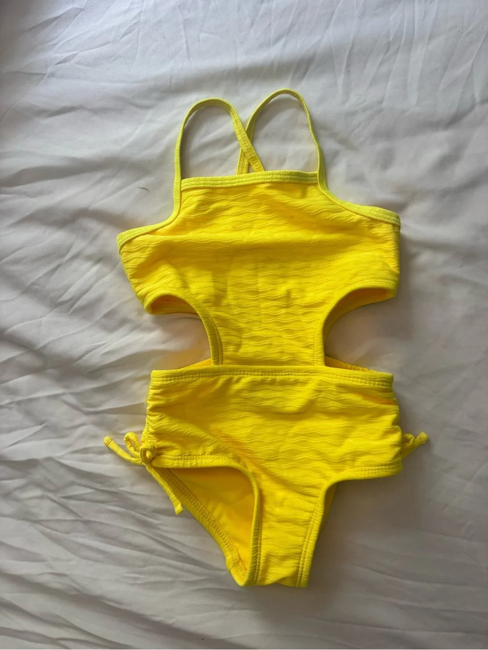 Cat & Jack Neon Yellow One-Piece Swimwear